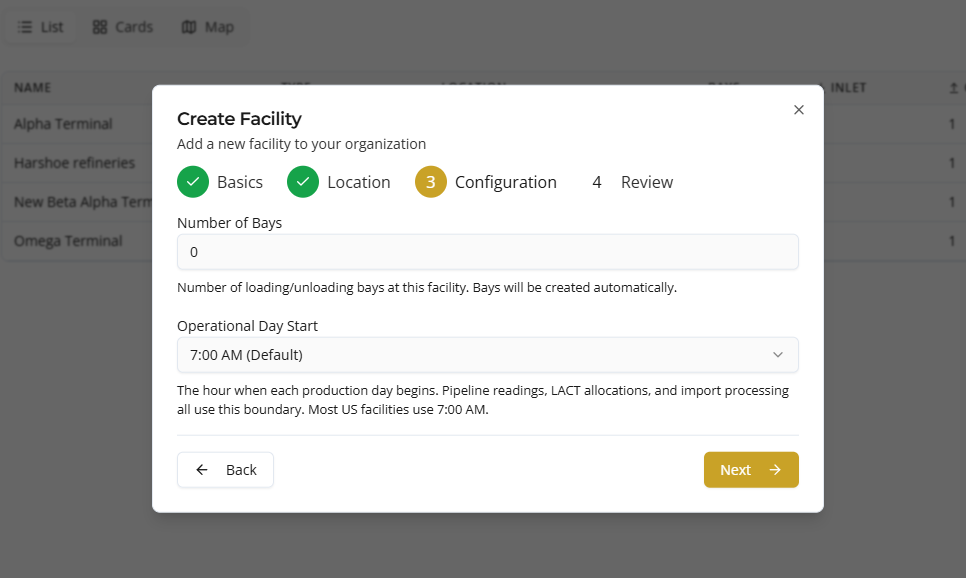 facilities create